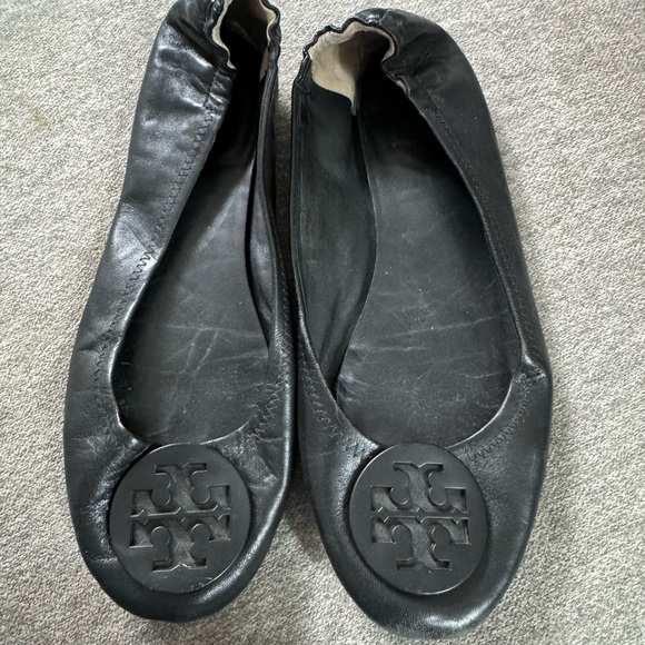Tory Burch Shoes - Tory Burch Reva Ballet Flats, black leather